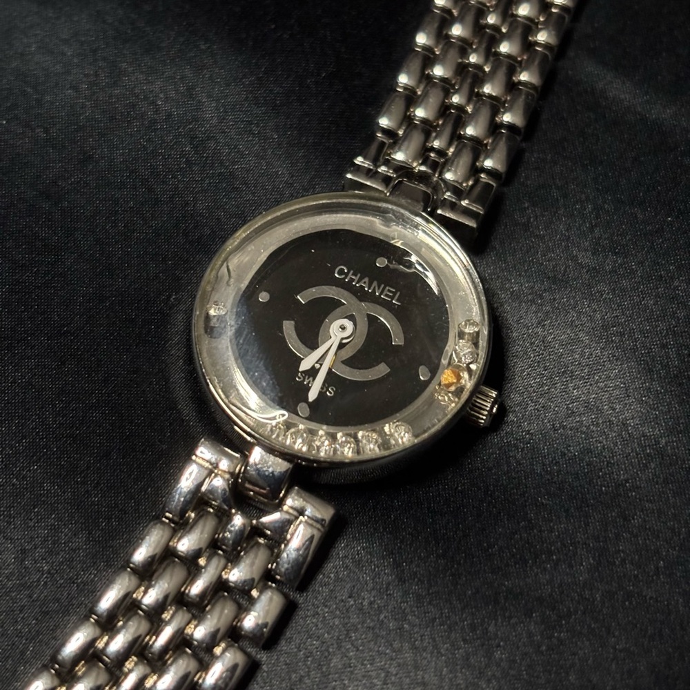 Chanel Silver Wearable Watch